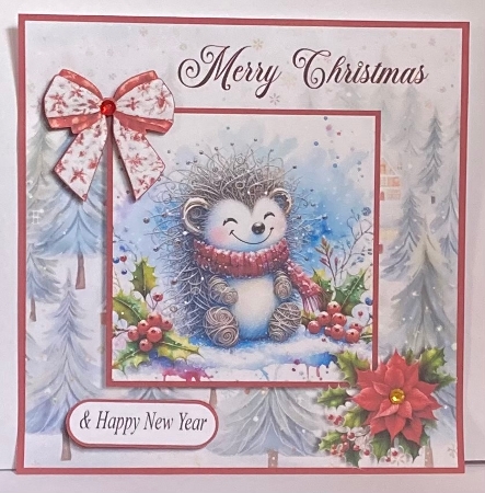 Hedgehogs Christmas by Hazel Underwood