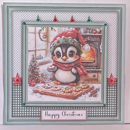 Winter Pinquin Fun - 6x6 Mini Kit by Hazel Underwood