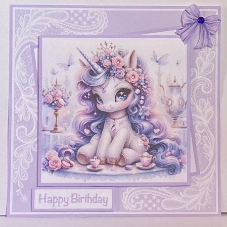 Unicorn Tea Party Mini Kit 7x7 by Hazel Underwood