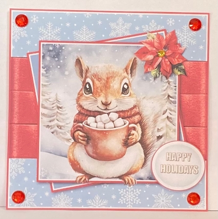 Christmas Squirrel 2 by Hazel Underwood