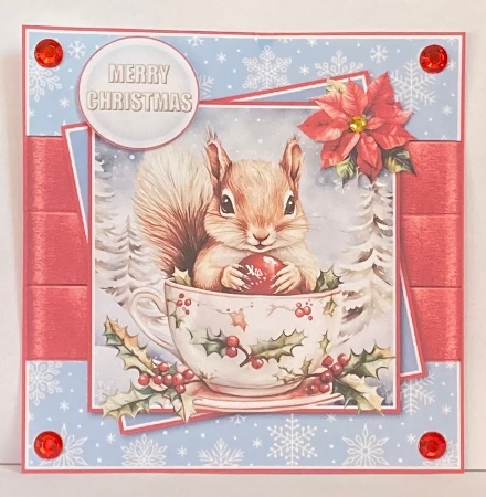 Christmas Squirrel 4 by Hazel Underwood