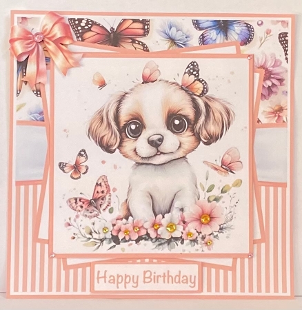 Adorable Puppies #1 Mini Kit 7x7 by Hazel Underwood