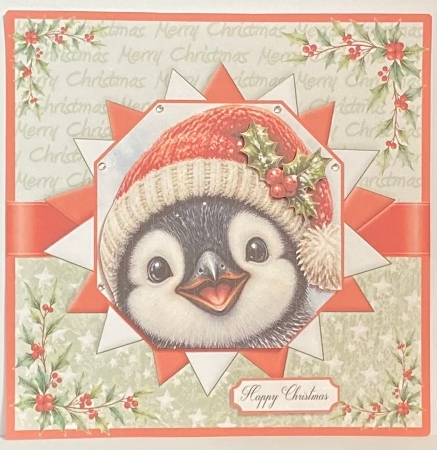 Happy Christmas Little Penguin by Hazel Underwood