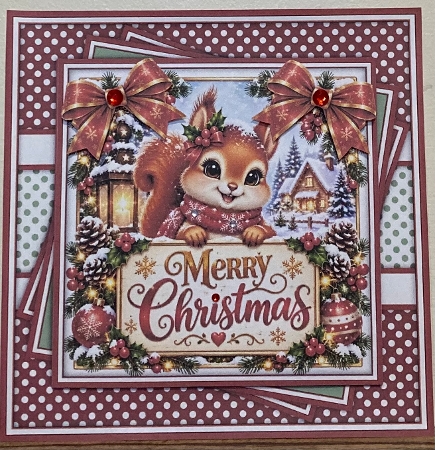 Christmas Animals 6 - Mini Kit 6x6 by Hazel Underwood