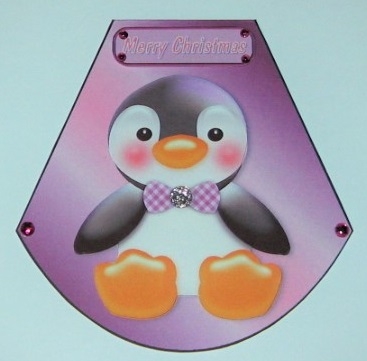 Penguin Wobble Card by Hazel Underwood