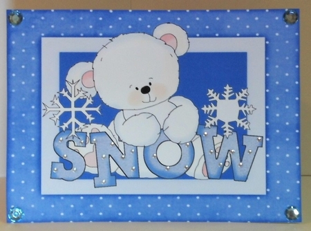 Polar Bear in the Snow by Hazel Underwood