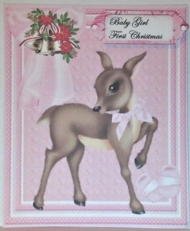 Baby Girl First Christmas by Hazel Underwood