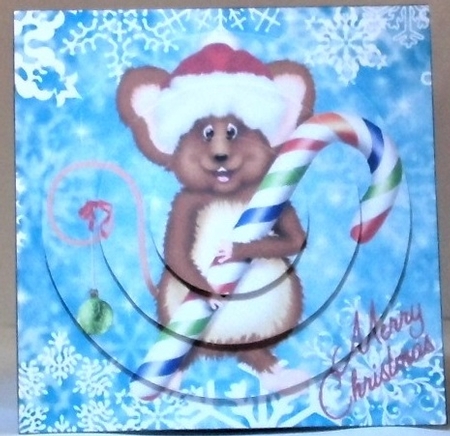 Christmas Mouse Circle Pyramid by Hazel Underwood