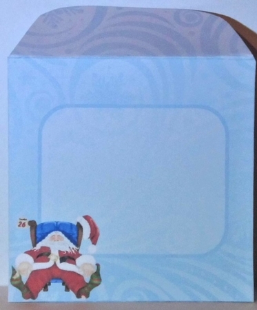 Exhausted Santa Christmas Plate Card Kit by Hazel Underwood