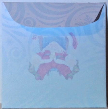 Exhausted Santa Christmas Plate Card Kit by Hazel Underwood