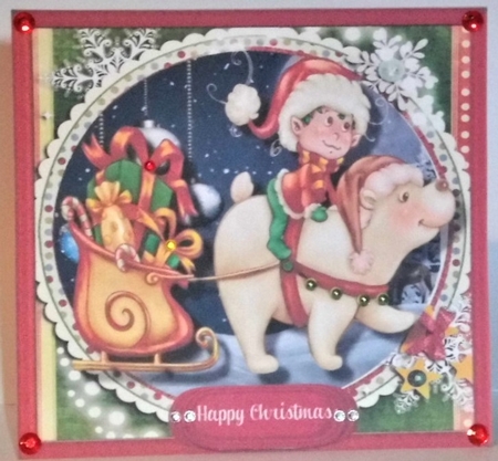 Little Elf and Pola Bears Delivery Service  by Hazel Underwood