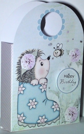 Hedgy with Bee Large Gift Bag by Hazel Underwood