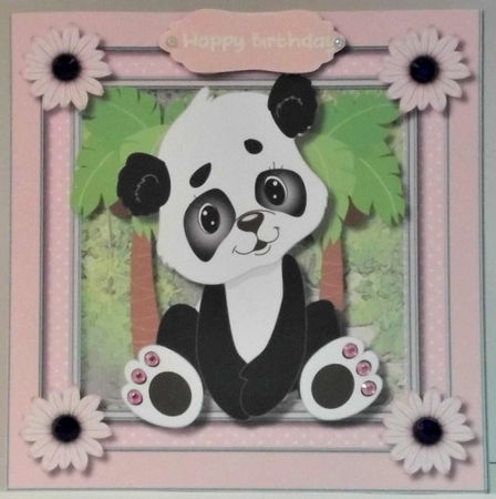 Lovely Cute Panda Girl by Hazel Underwood