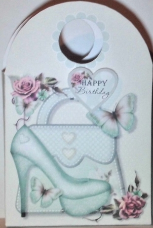 Green Shoes & Handbag Large Gift Bag by Hazel Underwood