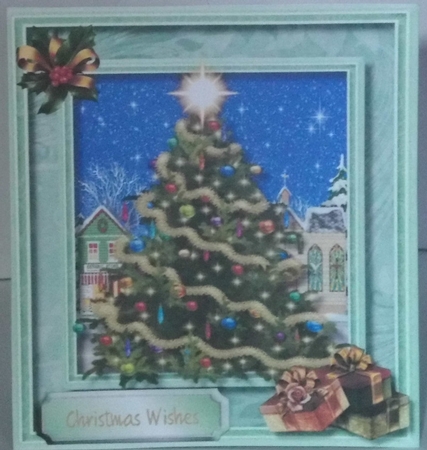 Christmas Tree in the Square  by Hazel Underwood