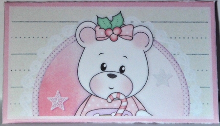 Polly with Hot Choc Money Wallet by Hazel Underwood