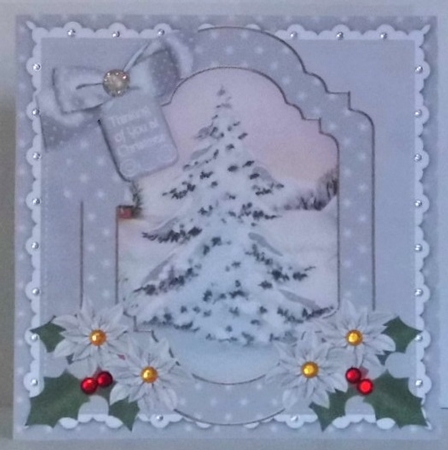 Snow Tree Thinking of You 6in Christmas Step by Step by Hazel Underwood