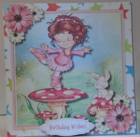 Lovely Toadstool Dancing Princess by Hazel Underwood
