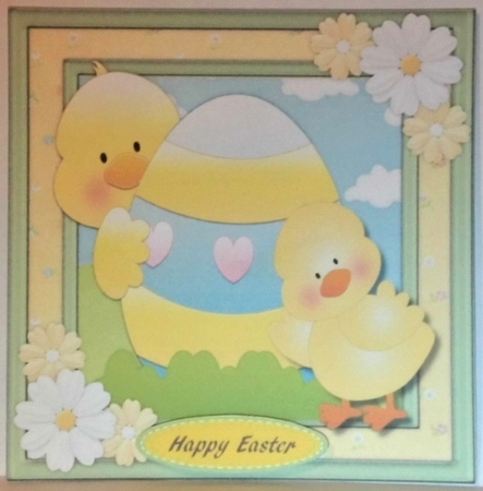 Peek-a- Boo , Here Comes the Easter Chicks by Hazel Underwood