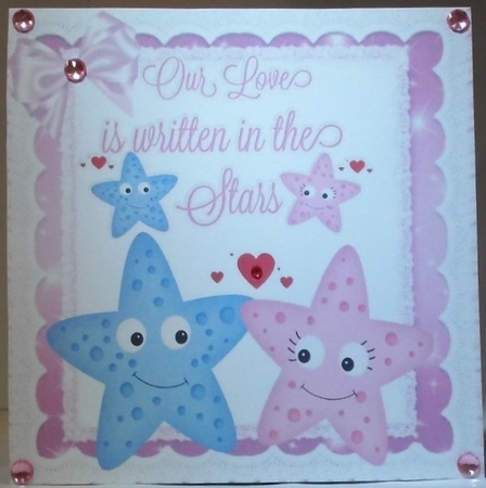 Our Love is Written in the Stars, 8x8 by Hazel Underwood