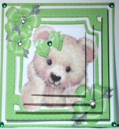 14 Cute Fuzzy Bears with Bows, Flowers & Toppers Bumper Kit by Hazel Underwood