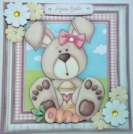 Cute Floppy Ears Bunny  by Hazel Underwood