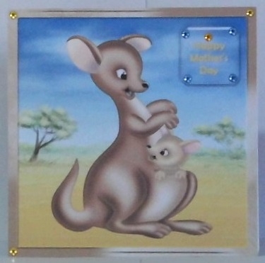 Mother and Baby Roo by Hazel Underwood
