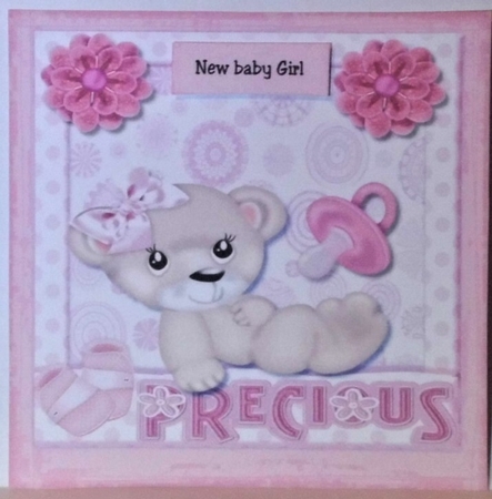 New baby Girl Topper by Hazel Underwood