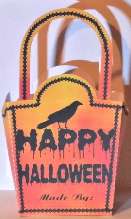 Happy Halloween Trick Or Treat Bag by Hazel Underwood