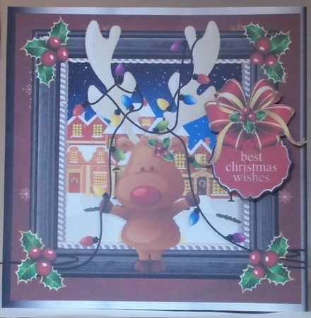 Cute Reindeer 2 by Hazel Underwood