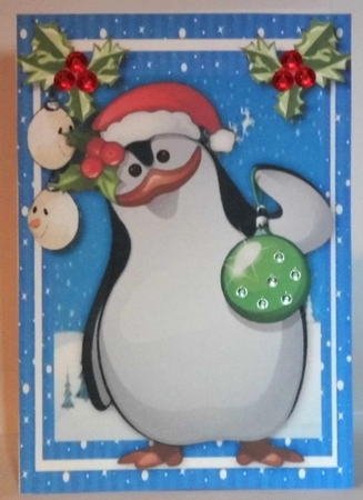 Penguin and his Christmas Bauble  ,with Verse by Hazel Underwood