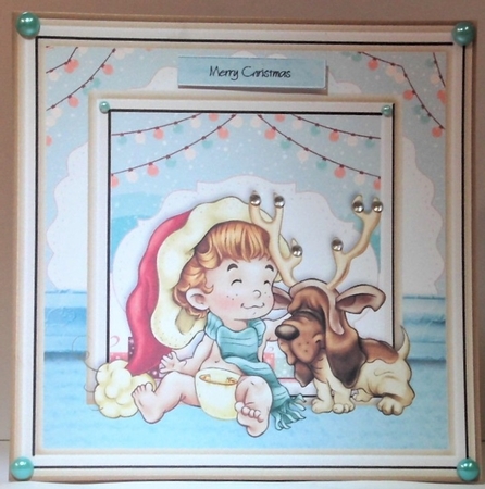 Santa & Rudolph Mini Kit by Hazel Underwood
