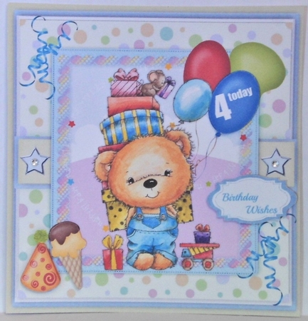 Party Boy Bear by Hazel Underwood