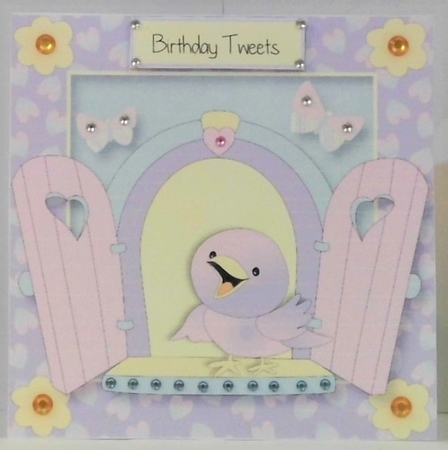 Birthday Tweets 8x8 by Hazel Underwood