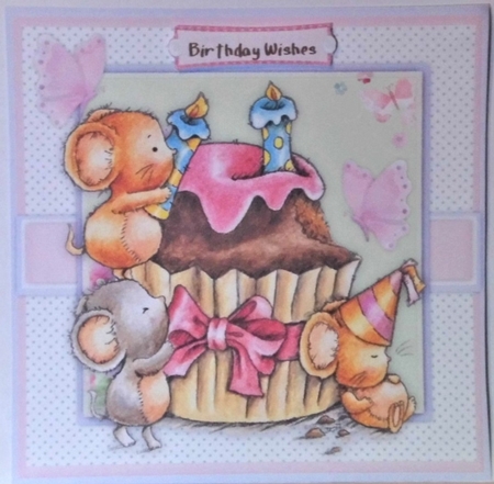 8x8 Mini kit,  Funtime Cupcake  by Hazel Underwood
