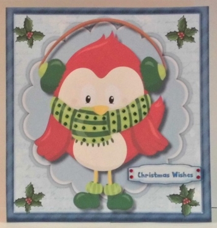 Christmas Birdie all Wrapped Up 2 by Hazel Underwood