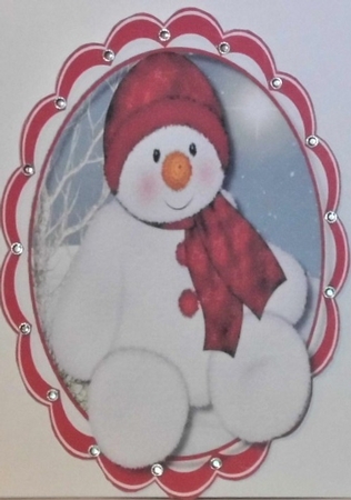 2 Lovely Snow Buddie Toppers  by Hazel Underwood