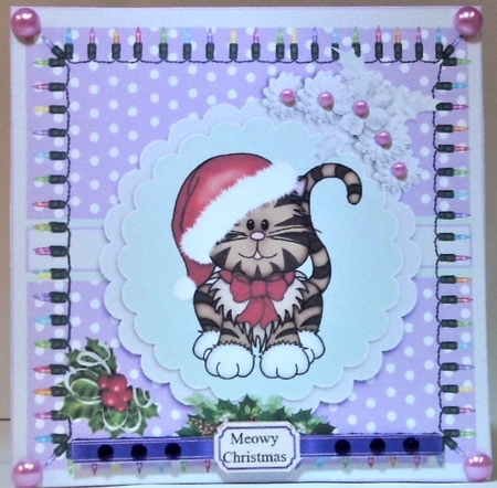 Meowy Christmas by Hazel Underwood