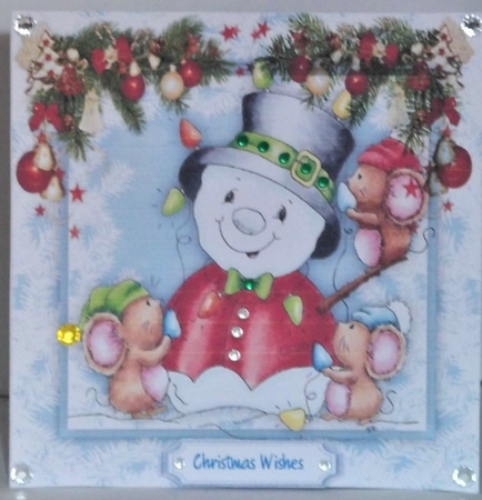 Snowman the Christmas Tree  by Hazel Underwood