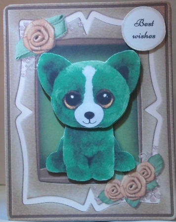 Beanie Series 5x7 Card Front 7 Set Two.  by Hazel Underwood