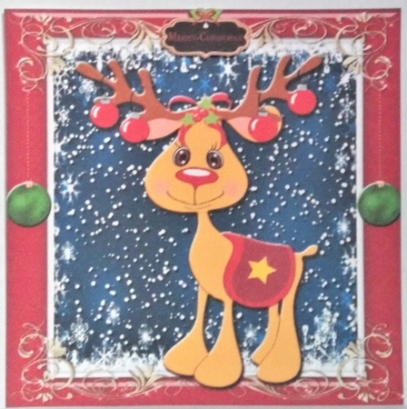 Fun With Reindeer 4 by Hazel Underwood