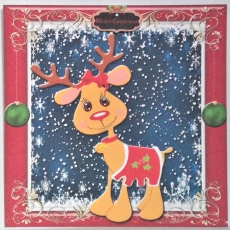 Fun With Reindeer 6 by Hazel Underwood