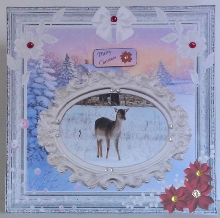 CHRISTMAS DEER 3 by Hazel Underwood