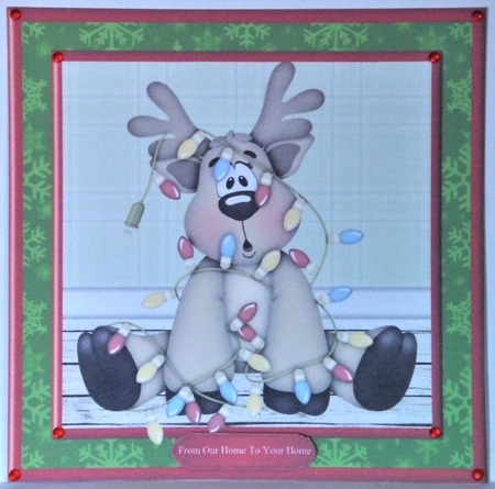 Christmas Reindeer Lights Mini Kit by Hazel Underwood