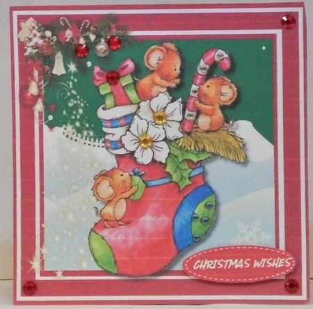 8x8 Mini Kkit ,Stocking Treats Just For You  by Hazel Underwood