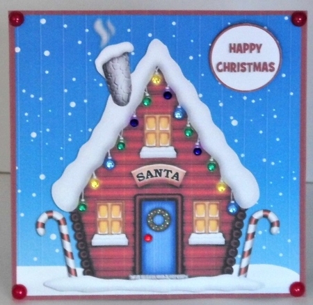 SANTAS HOUSE SHEET by Hazel Underwood