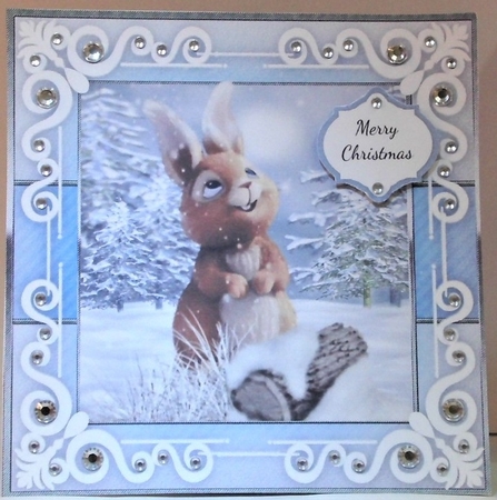 Gorgeous Brown Bunny 8x8 by Hazel Underwood