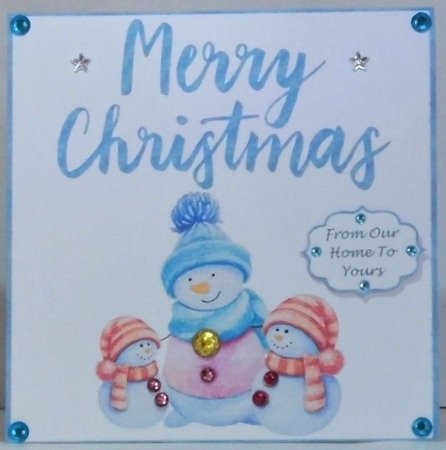 Merry Christmas Snowmen by Hazel Underwood