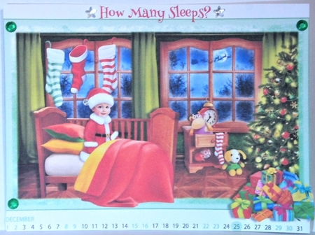 (Little Boy) Countdown to Christmas by Hazel Underwood