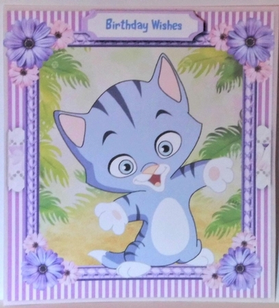 Cute Dancing Kitty 4 by Hazel Underwood